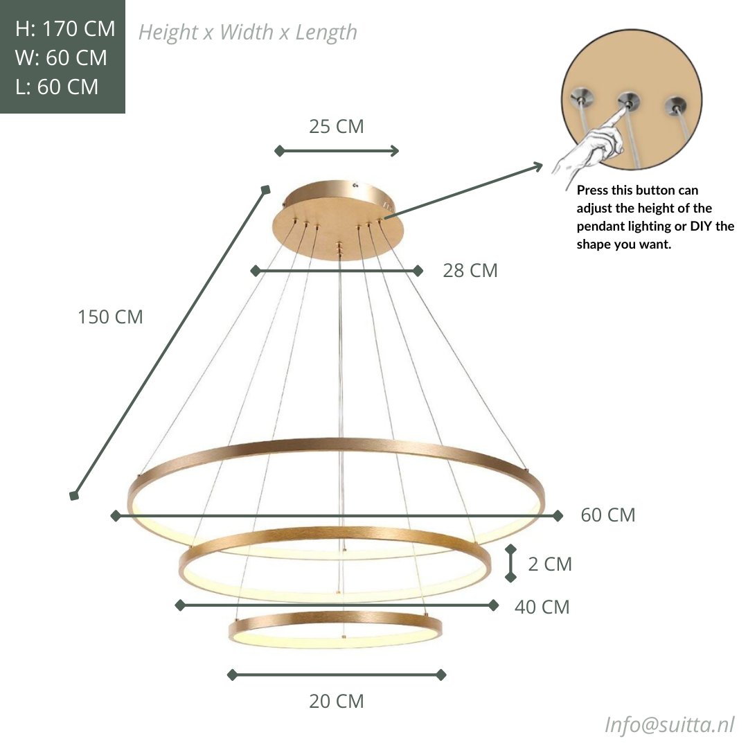 Trio Circle Hanglamp - By Suitta - Suitta