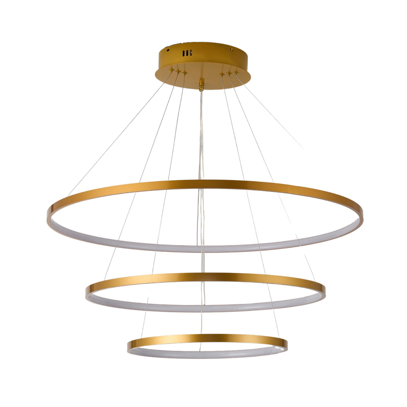 Gold Trio Circle Hanglamp - By Suitta