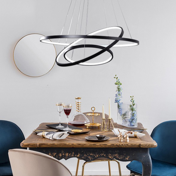 Black Trio Circle Hanglamp - By Suitta - Suitta